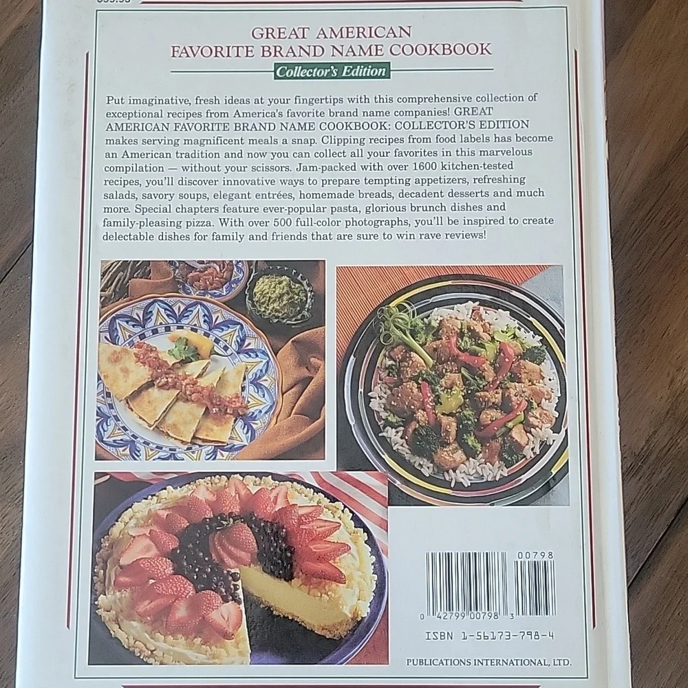 Vintage Great American Favorite Brand Name Cookbook 1993
